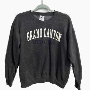 Grand Canyon Gray Sweater Size M Crewneck Pullover Comfy